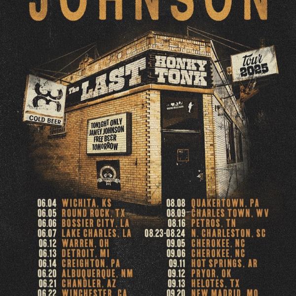 JAMEY JOHNSON ANNOUNCES THE LAST HONKY TONK TOUR