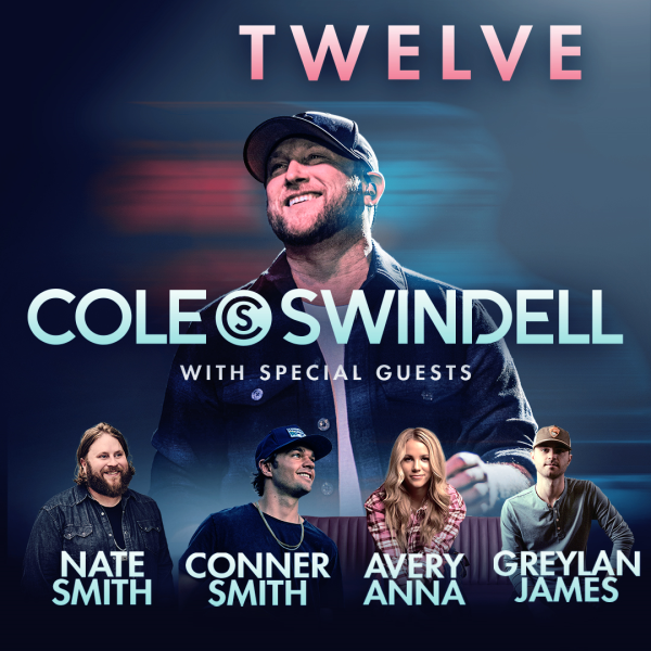 COLE SWINDELL KICKS OFF HIS FALL HEADLINING TWELVE TOUR THIS WEEK!